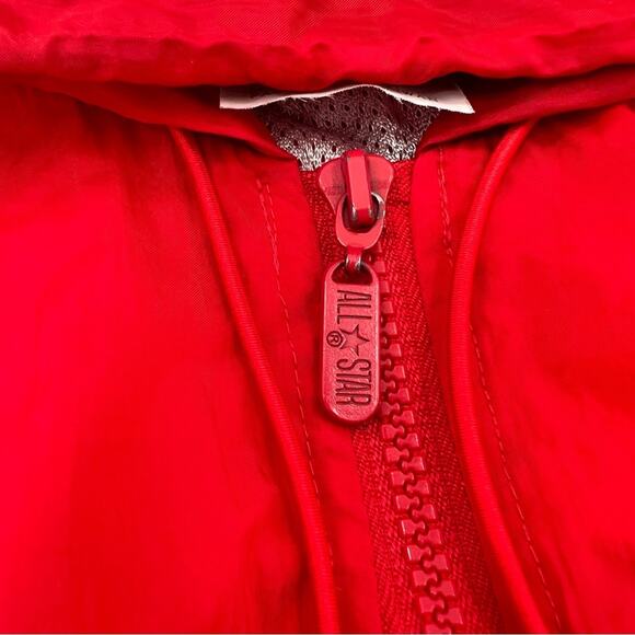 VINTAGE Converse Red, White and Blue Track Jacket Windbreaker - Picture 5 of 9